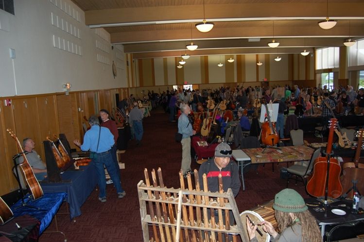 Left side of the room, facing the entry...only the makers present, so far.