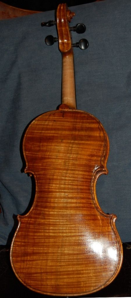 Completed 14-inch viola back. 