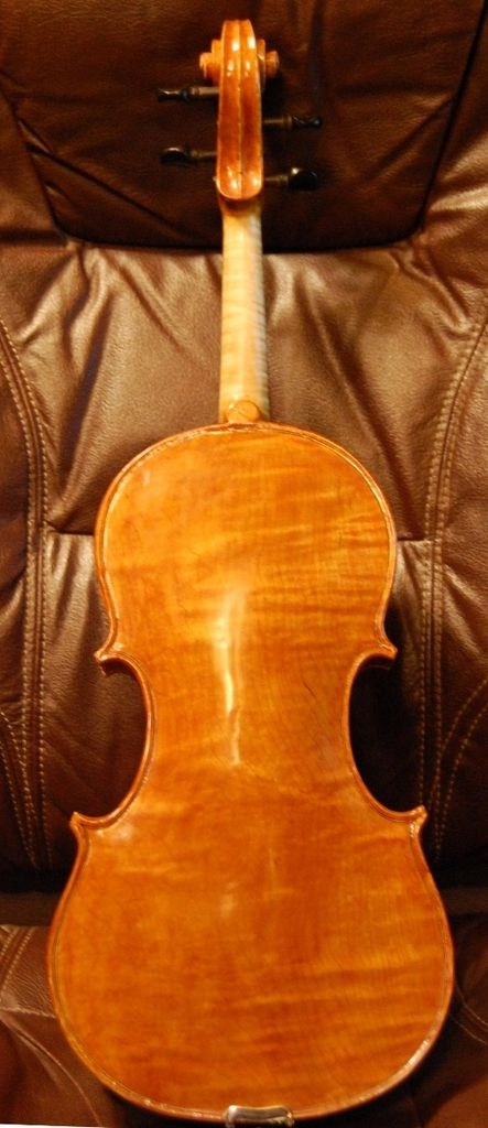 Back view of my first violin.