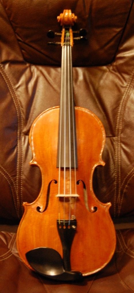 Front view of my first violin