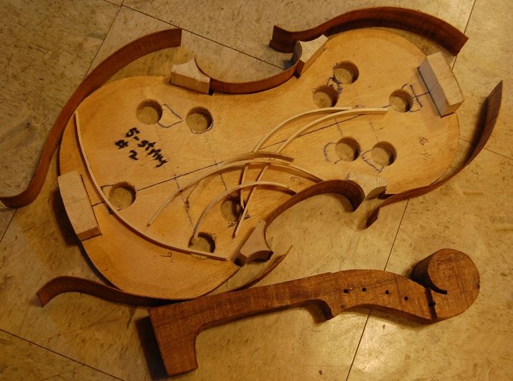 Violin in beginning stages