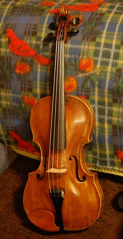 Completed violin