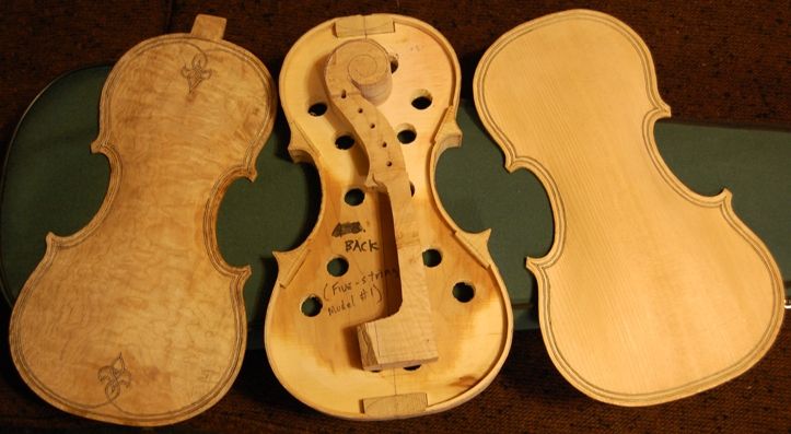 Progress on 5 String Fiddle