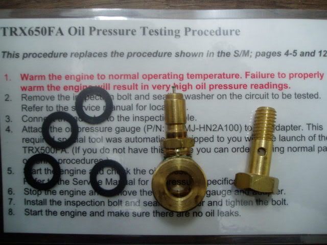 Normal honda oil pressure #7