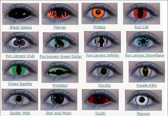 halloween lentes de contato