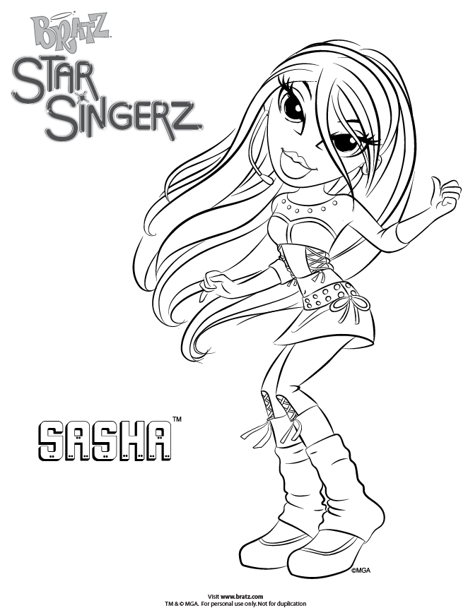 in sasha coloring pages - photo #33