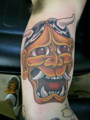 Funny Mask Tattoo