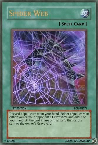 Yugioh Spider Web