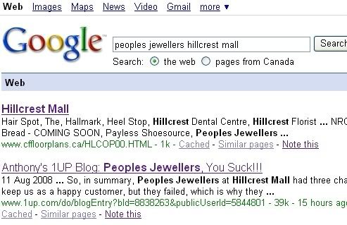 peoples jewellers canada site