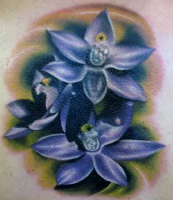 orchids tattoos. orchid tattoos.