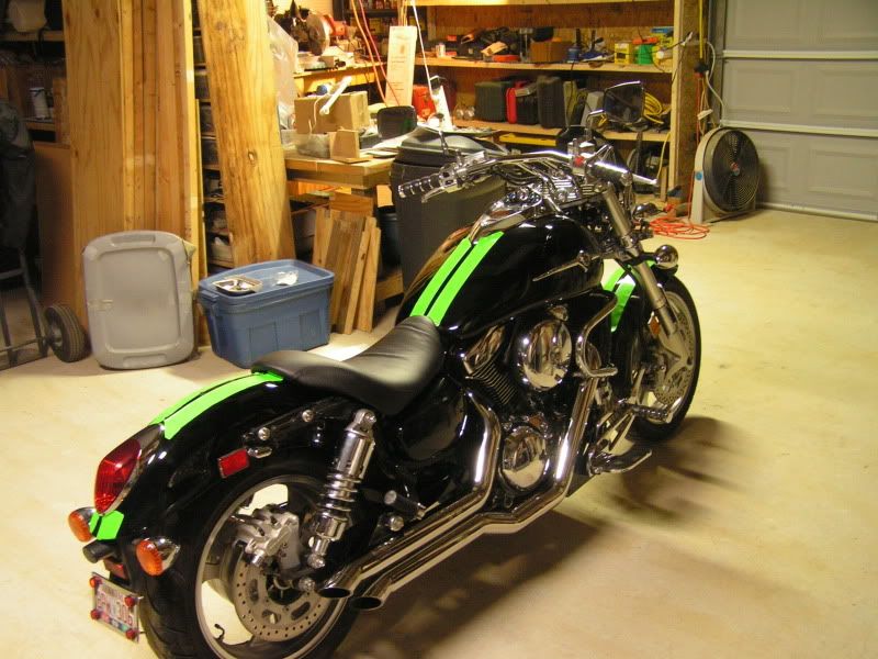 Lime Green Harley