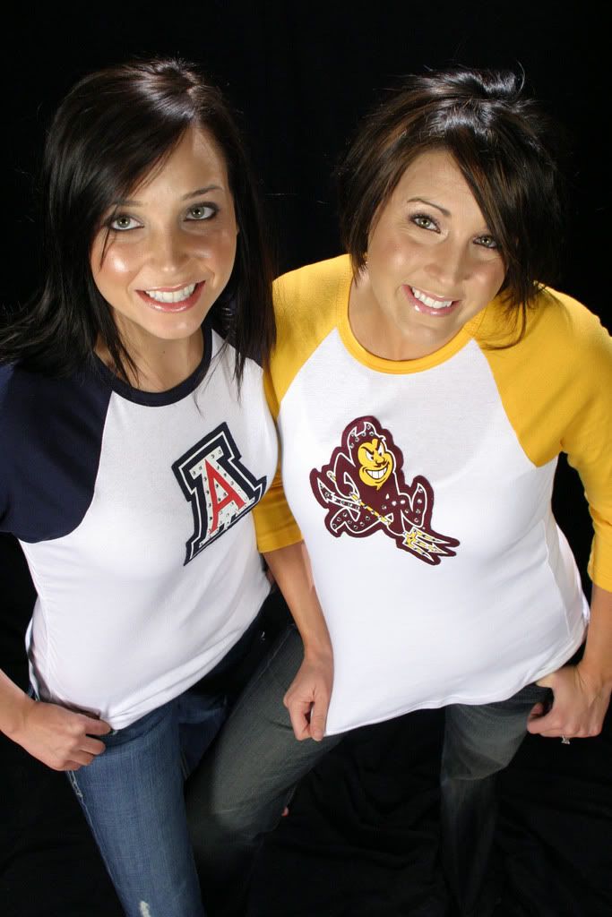 ASU UofA Bling Shirts