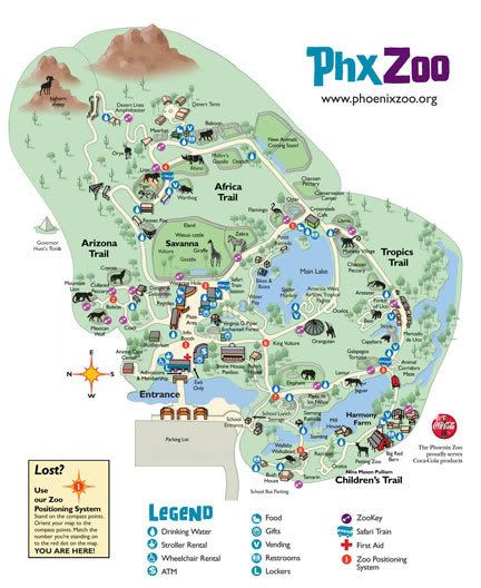 map of dublin zoo