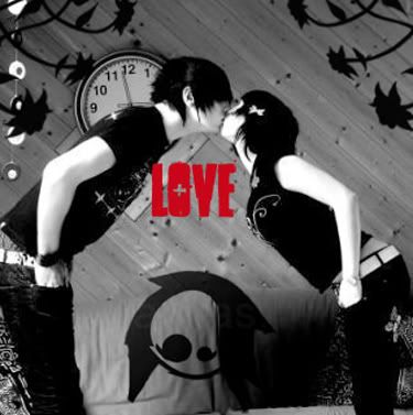 emo love logo. love admin under emo love