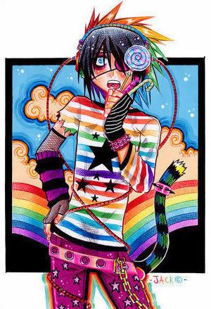 rainbow emo