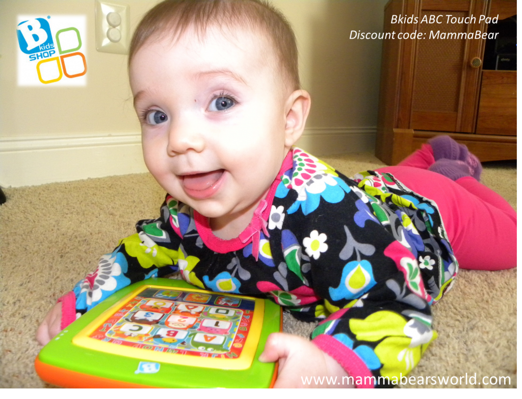 I received the ABC Touch Pad when BGB was just shy of 6 months old. As a third child, she&#39;s been exposed to things a bit sooner than her bigger brothers ... - bkidsabctouchpad_zps7c75f9f5