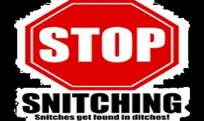 Stop Snitching Quotes. QuotesGram