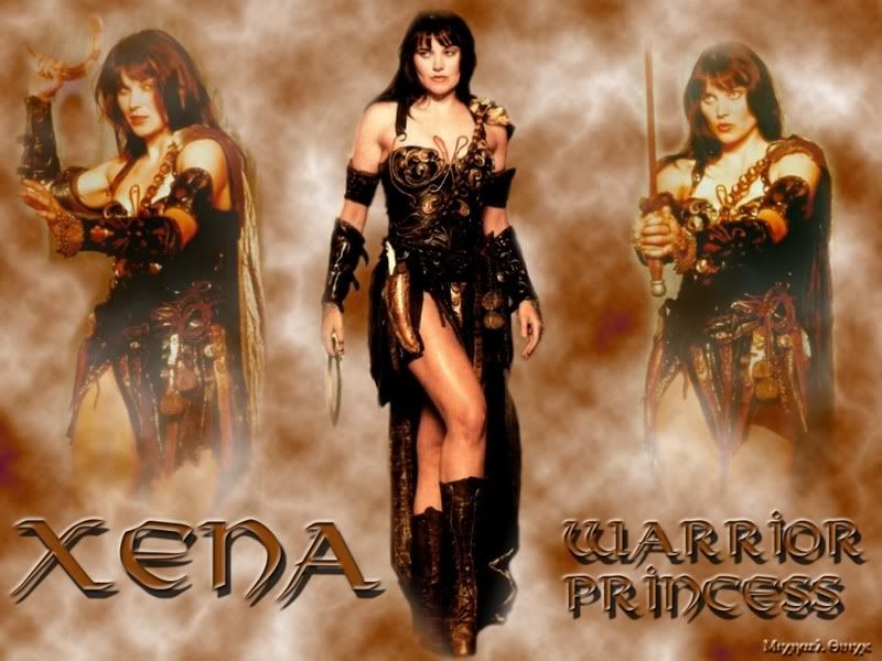 xena the warrior princess looks