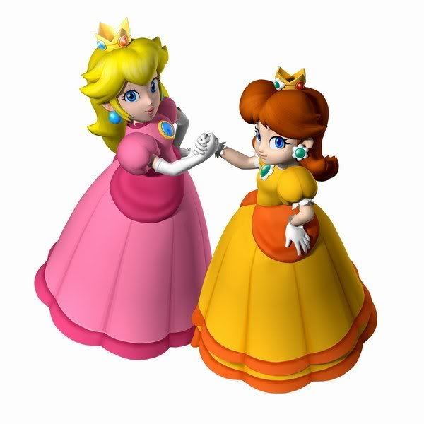 princess peach and princess daisy. Princess Peach and Princess