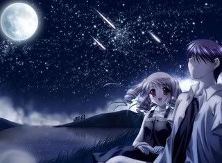 starie night couple anime Pictures, Images and Photos
