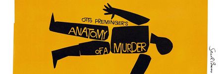 Anatomy Of A Murder Poster Ausschnitt (US) | By Saul Bass