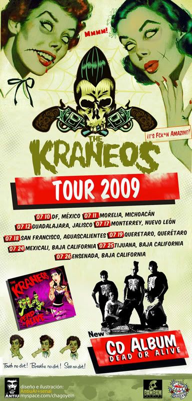Flyer TOUR 2009 The Kraneos