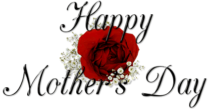 Crimson Rose Happy Mothers Day