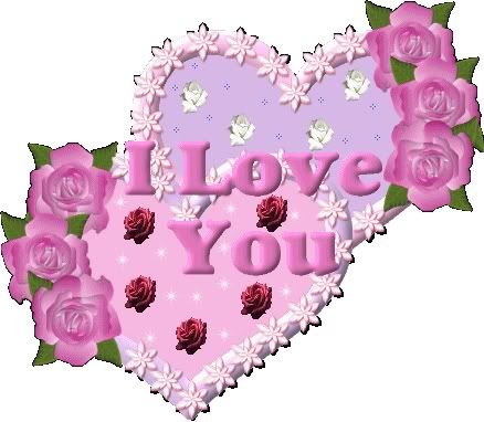 i love you hearts and roses. Love You Pink Hearts n Roses