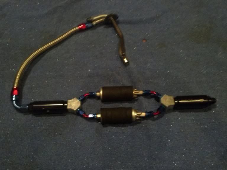 Foxbody Glenn's Performance Dual Fuel pump with filters and pickup tube