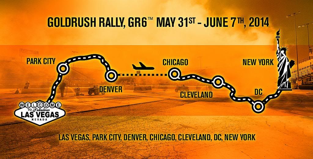 News Release goldRush Rally Announces Date & Route For GR6