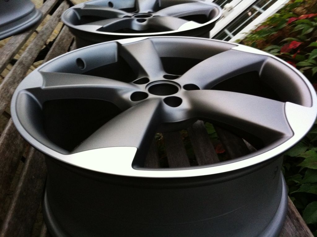 20 Genuine Audi A6 4g Rotor Alloy Wheels Black Edition Rs246