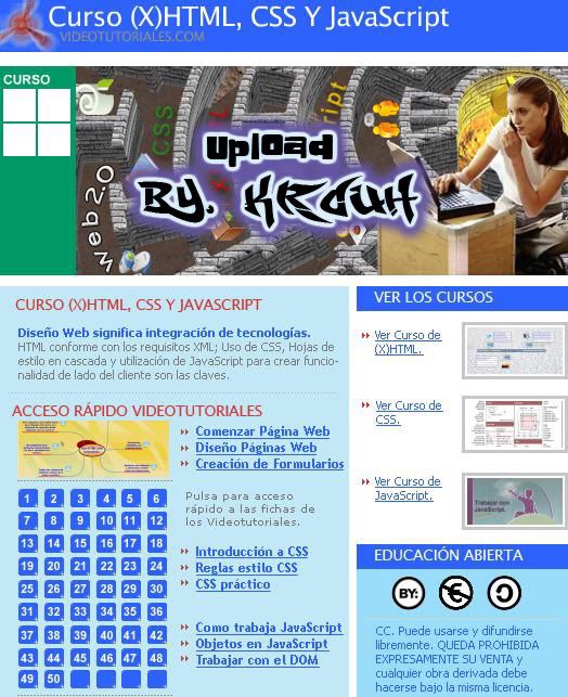 Curso Xhtml, Css y Javascript