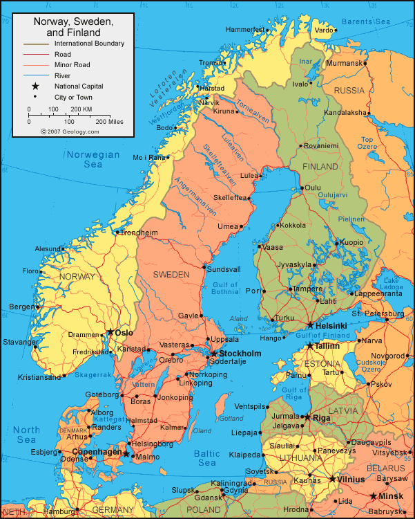 map of finland and russia. After the Russia trip is