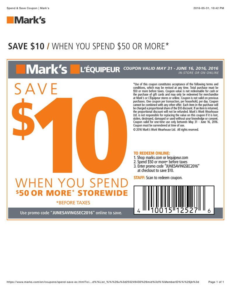 coupon marks