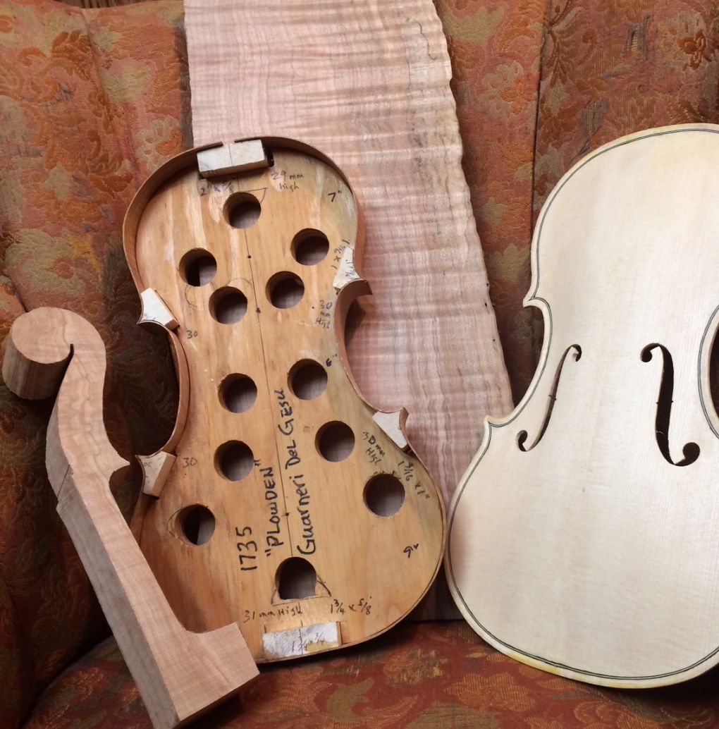 Guarneri-form 5-string fiddle