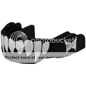 Tapout Fang Mouth Guard Fangs Black White 2 Pack